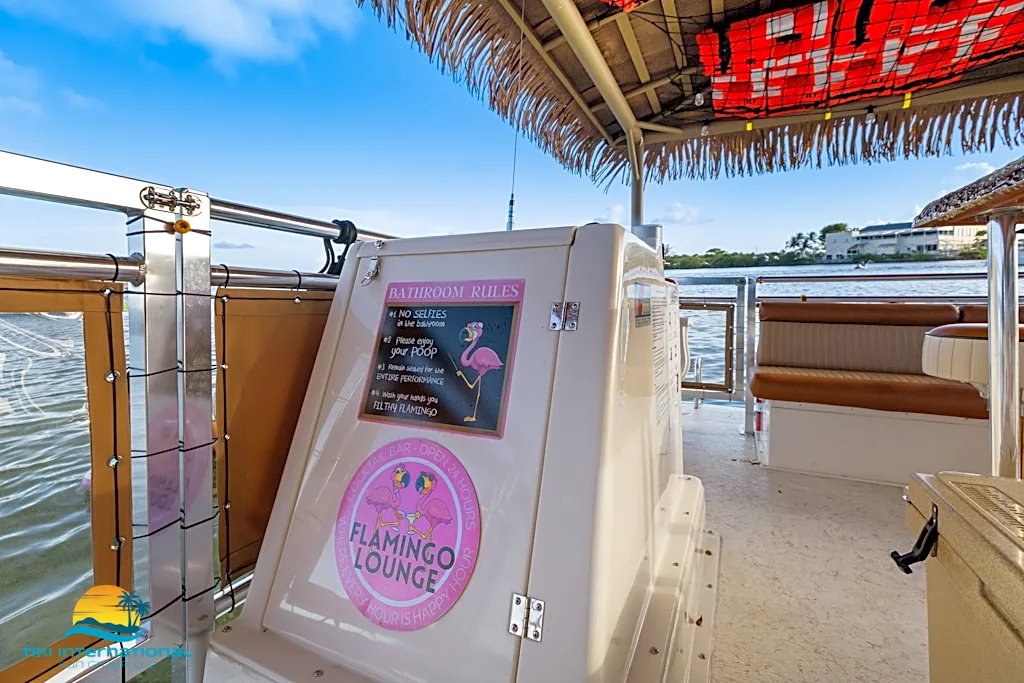 Private toilet on board